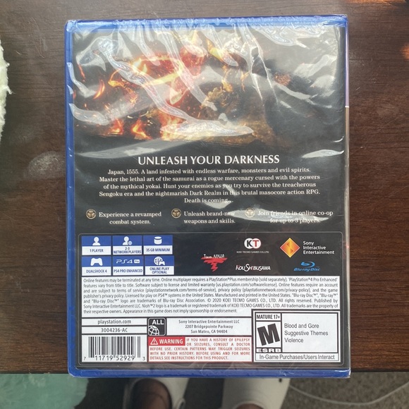 Ps4 NIOH 2 game - Picture 2 of 3